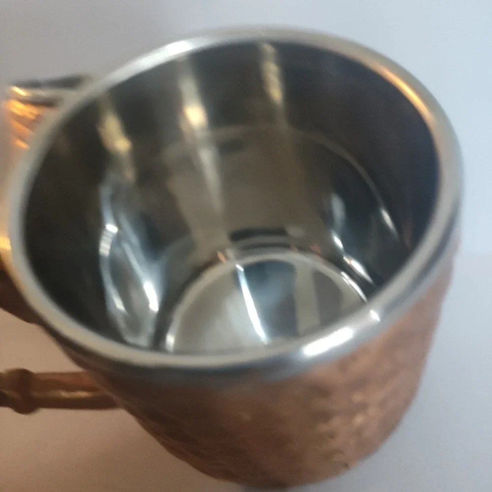 Pier 1 Imports Copper Owl Moscow Mule‎ Mugs Stainless Steel Set of 2